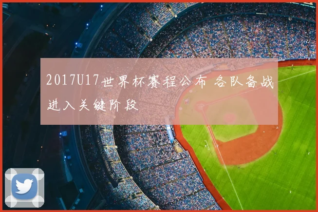 2017U17世界杯赛程公布 各队备战进入关键阶段